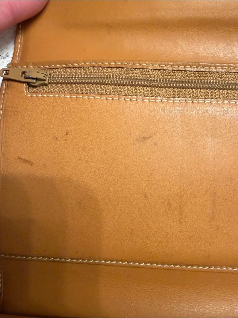 Gucci Brown GG Canvas Continental Wallet with Tan Trim and Gold Hardware - Picture 8 of 14